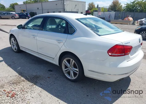 2012 Volkswagen Passat 2.0L Tdi Sel Premium из США, поврежденный, VIN 1VWCN7A3XCC067396